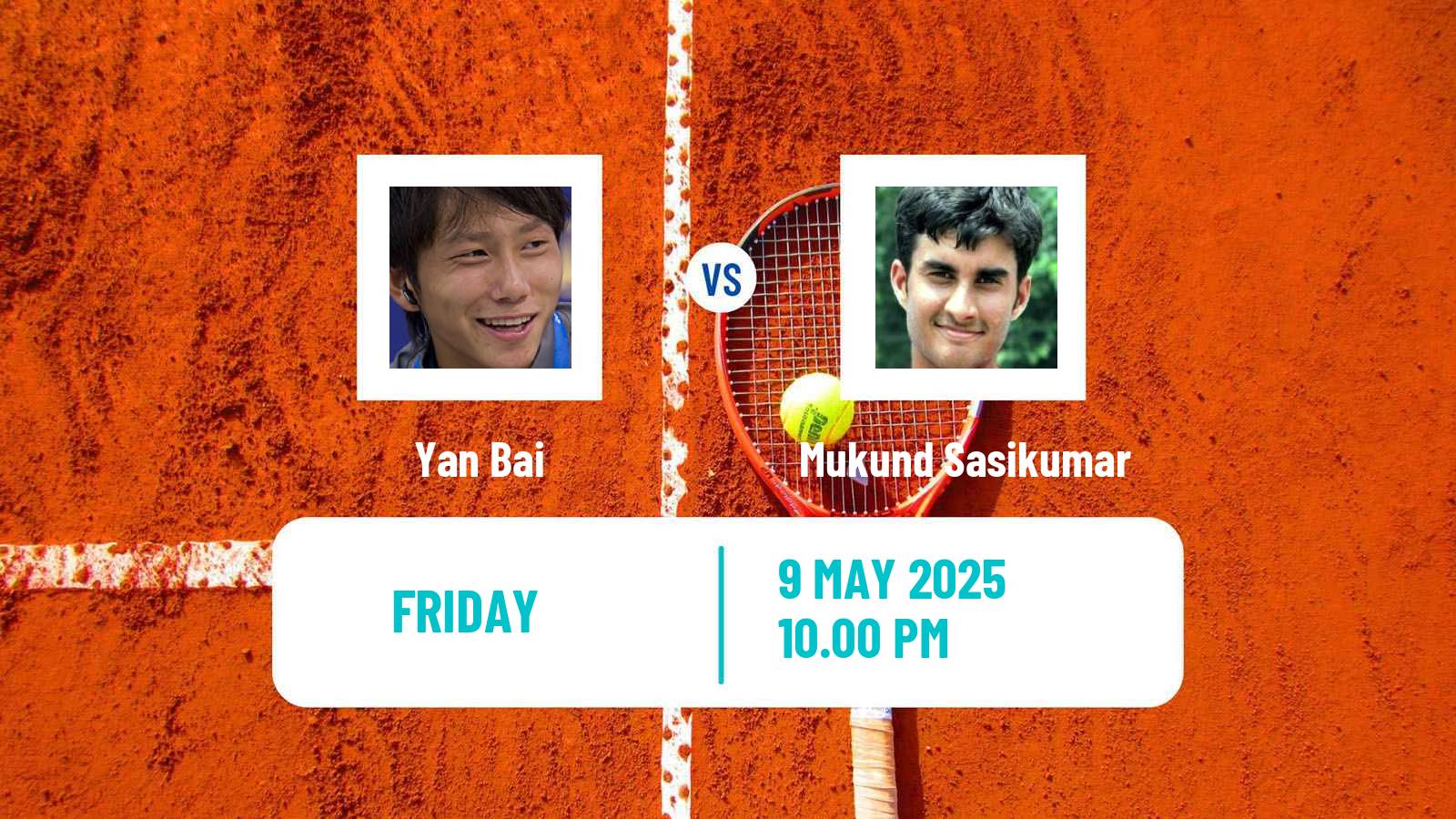 Tennis ITF M25 Baotou Men Yan Bai - Mukund Sasikumar