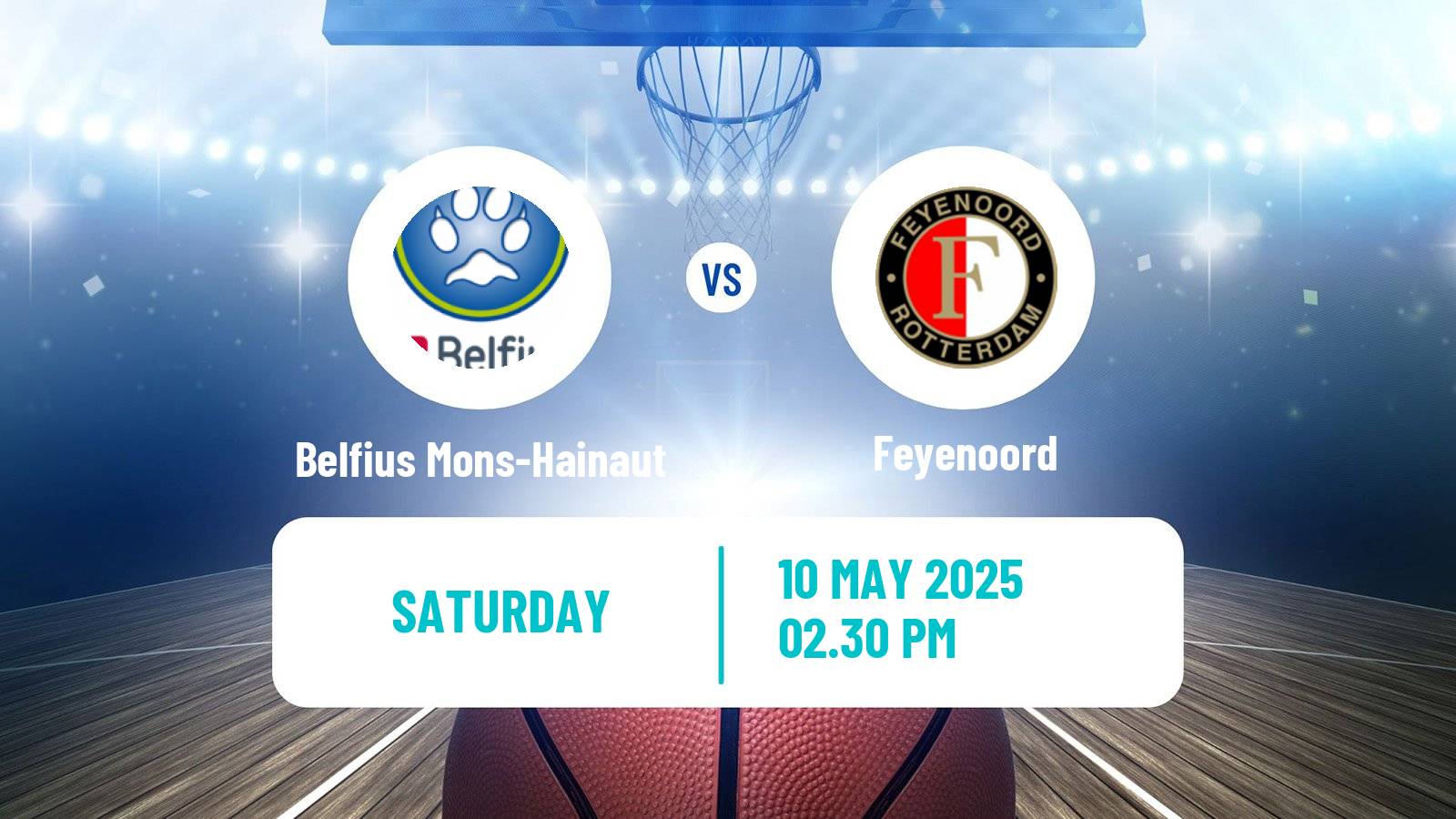 Basketball BNXT League Belfius Mons-Hainaut - Feyenoord