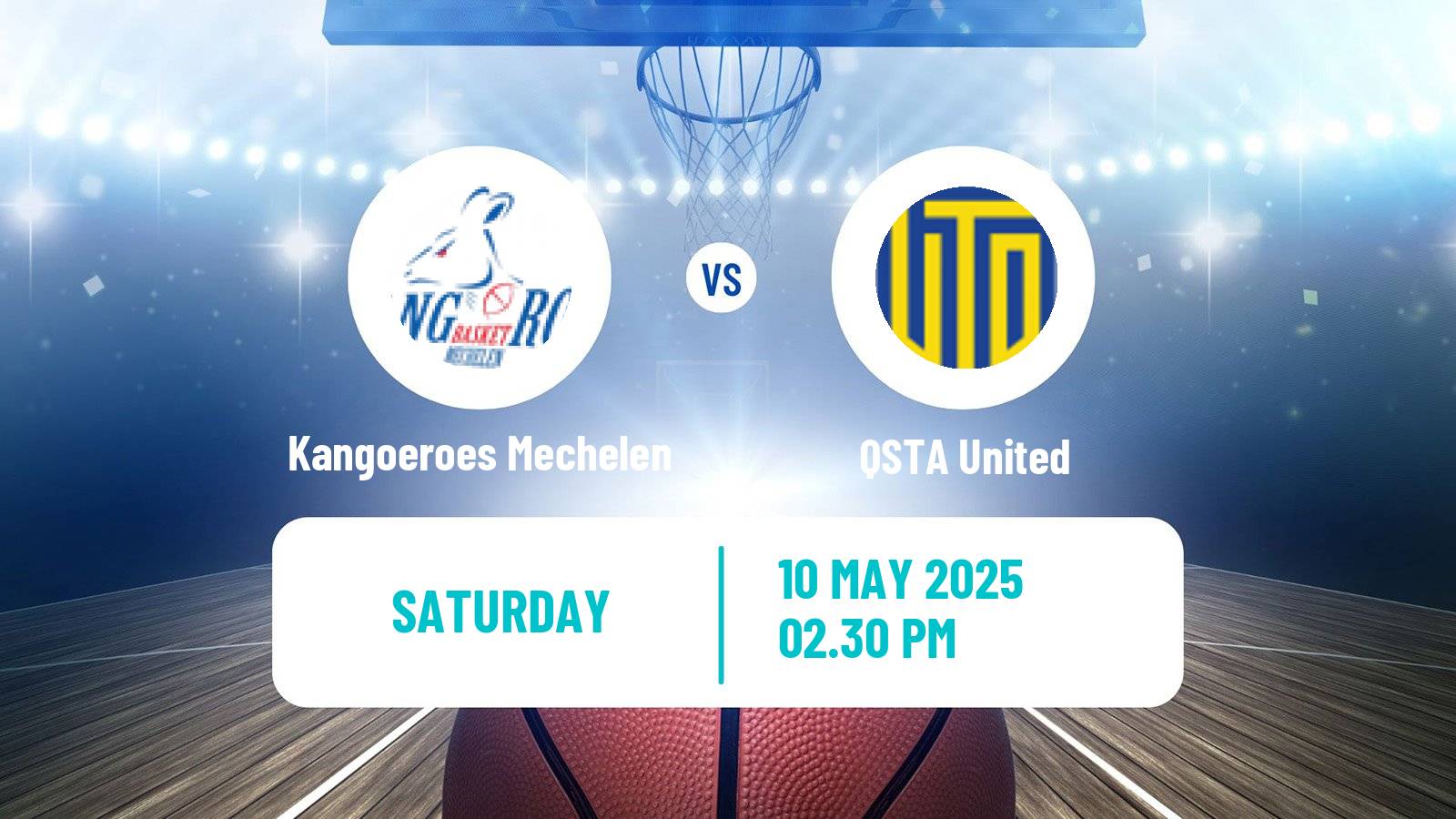 Basketball BNXT League Kangoeroes Mechelen - QSTA United