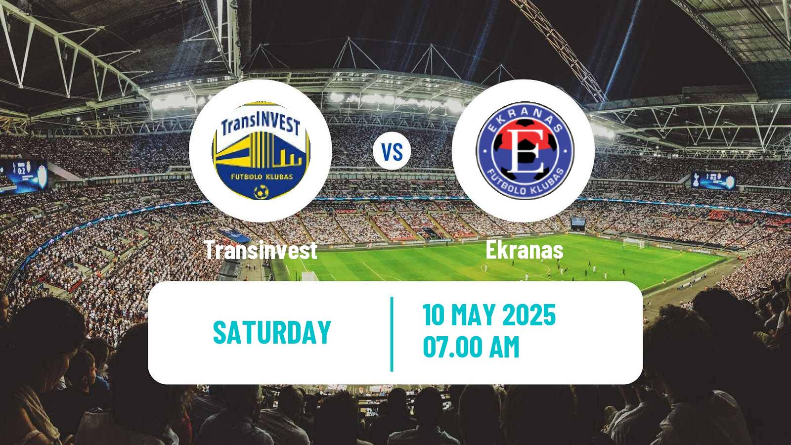 Soccer Lithuanian Division 2 Transinvest - Ekranas