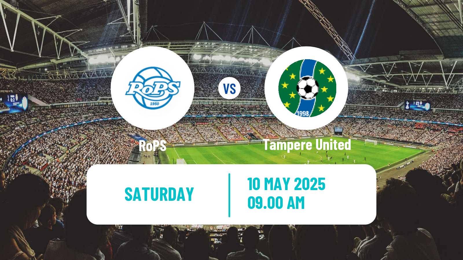 Soccer Finnish Ykkonen RoPS - Tampere United
