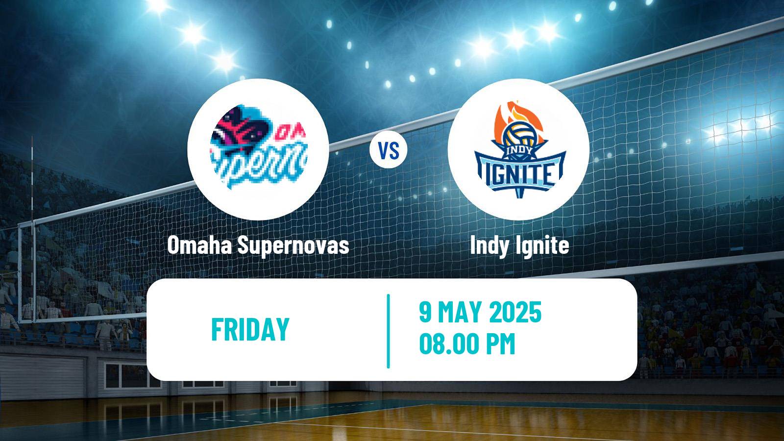 Volleyball PVF Women Omaha Supernovas - Indy Ignite