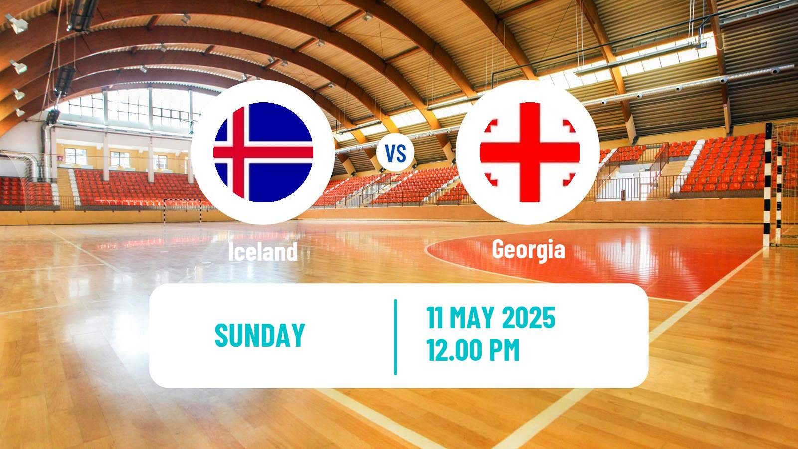 Handball Handball European Championship Iceland - Georgia