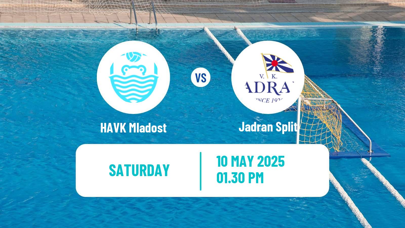 Water polo Croatian Water Polo Prva Liga HAVK Mladost - Jadran Split