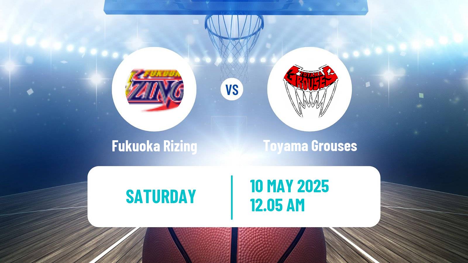 Basketball Japan B2 League Basketball Fukuoka Rizing - Toyama Grouses