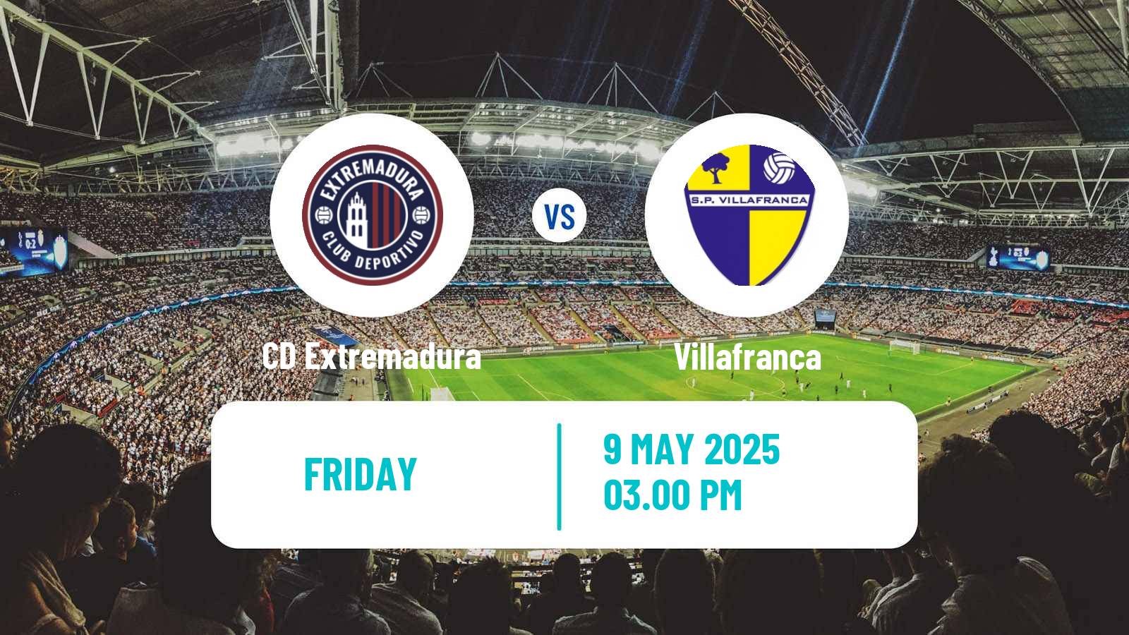 Soccer Spanish Tercera RFEF - Group 14 CD Extremadura - Villafranca