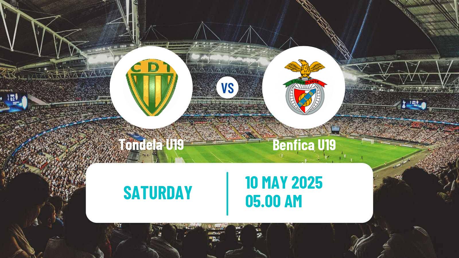 Soccer Portuguese Campeonato Nacional U19 Tondela U19 - Benfica U19