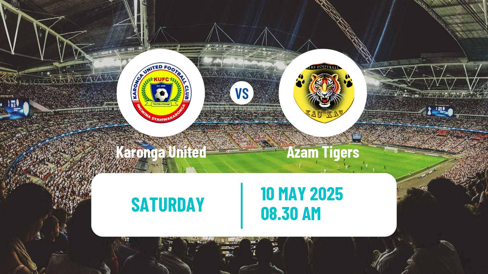 Soccer Malawi Premier Division Karonga United - Azam Tigers