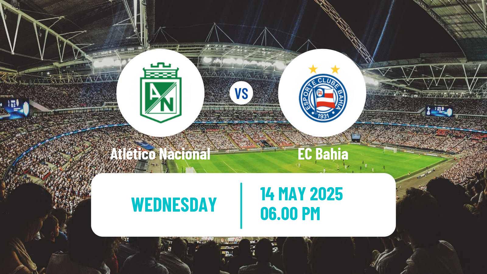 Soccer Copa Libertadores Atlético Nacional - Bahia