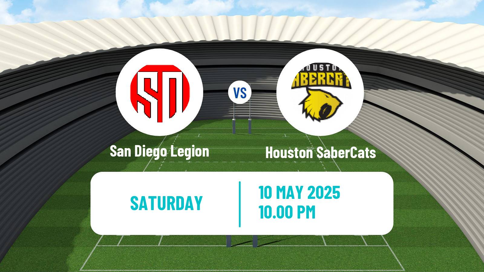 Rugby union USA Major League Rugby San Diego Legion - Houston SaberCats
