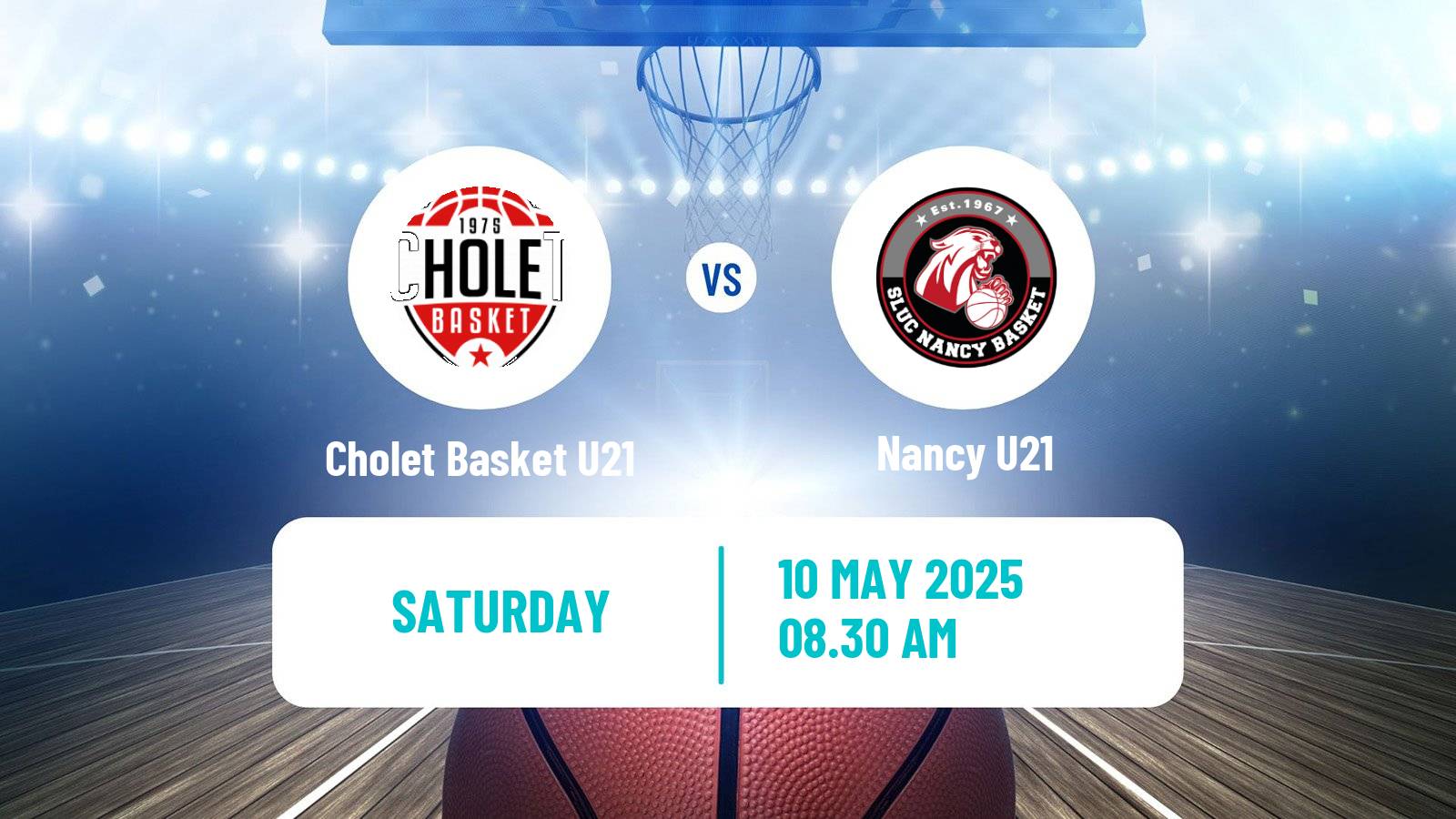 Basketball French Espoirs U21 Basketball Cholet Basket U21 - Nancy U21
