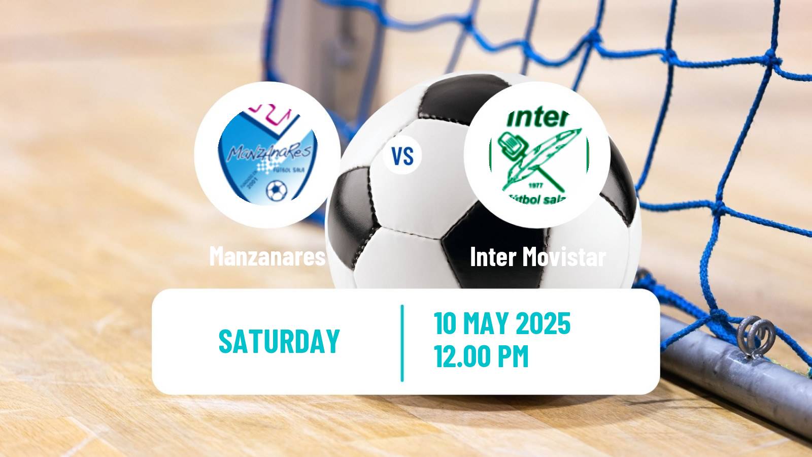 Futsal Spanish Primera Division Futsal Manzanares - Inter Movistar