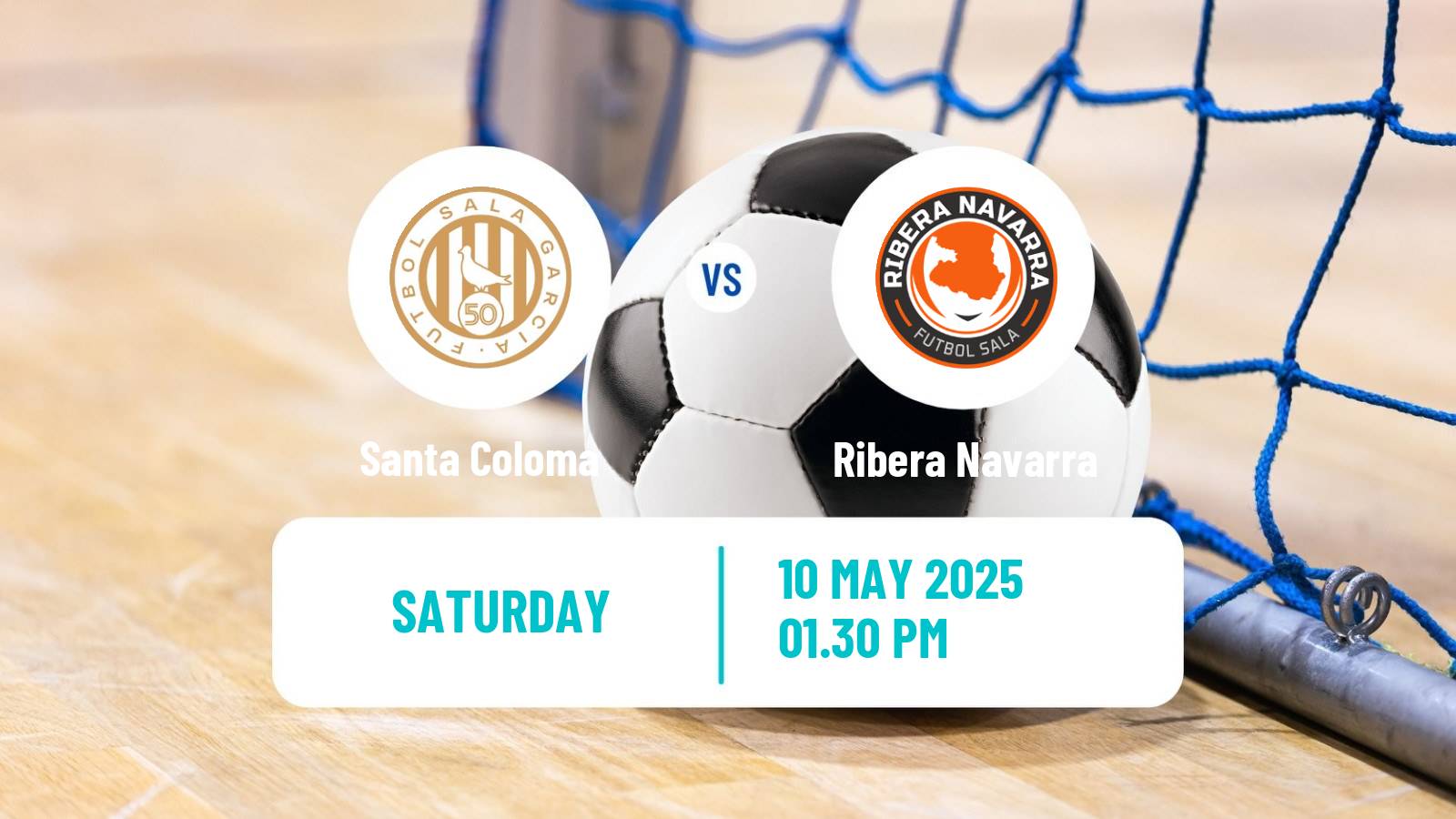 Futsal Spanish Primera Division Futsal Santa Coloma - Ribera Navarra