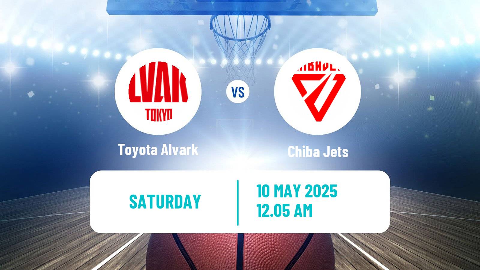 Basketball BJ League Toyota Alvark - Chiba Jets