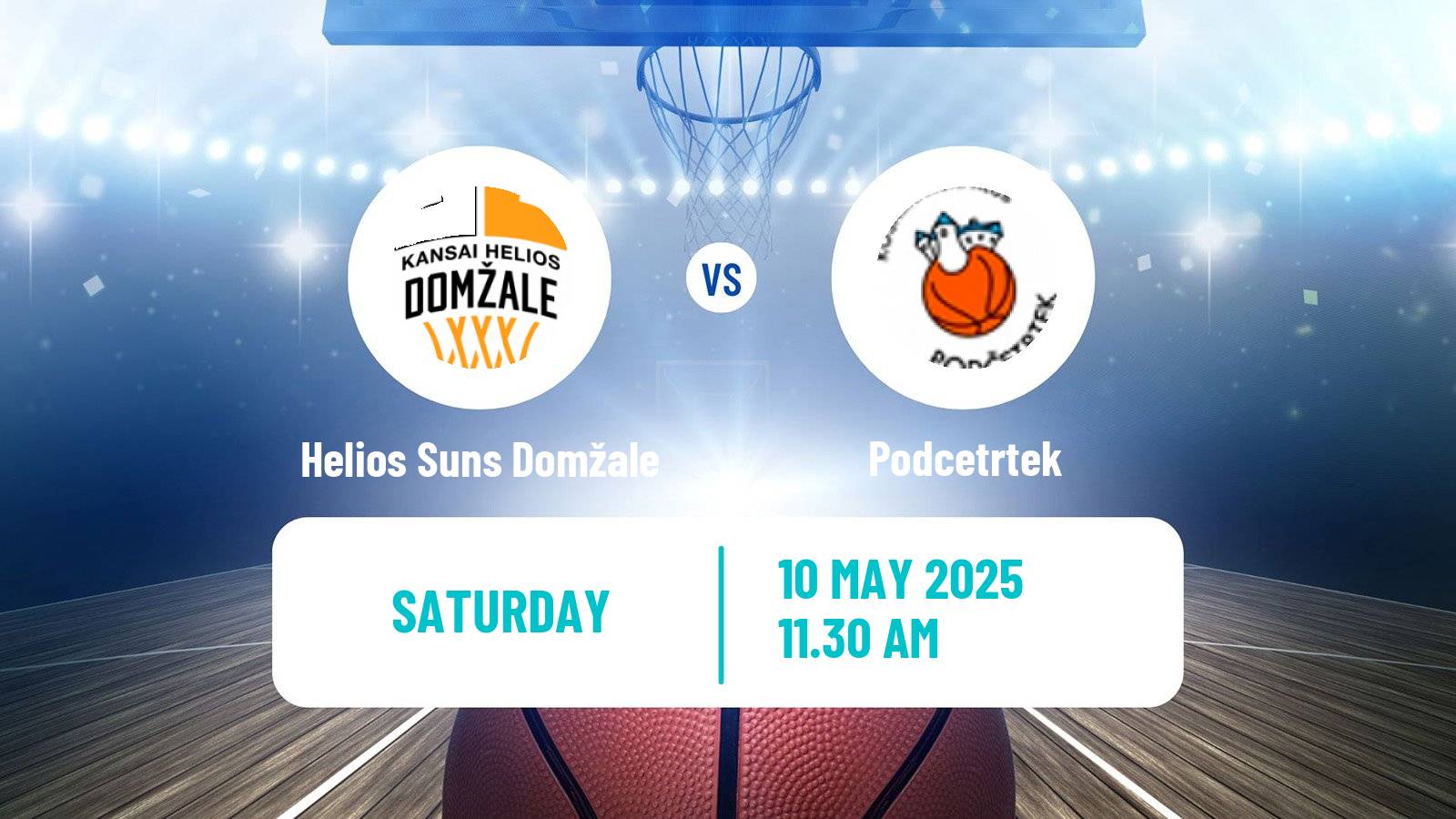 Basketball Slovenian Liga Basketball Helios Suns Domžale - Podcetrtek