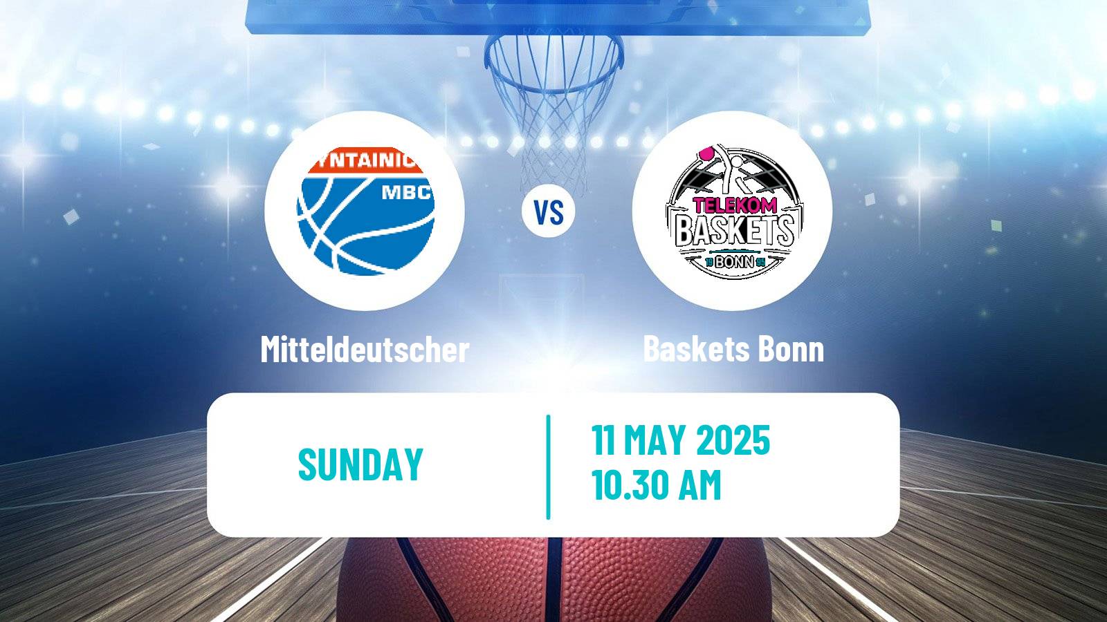 Basketball German BBL Mitteldeutscher - Baskets Bonn