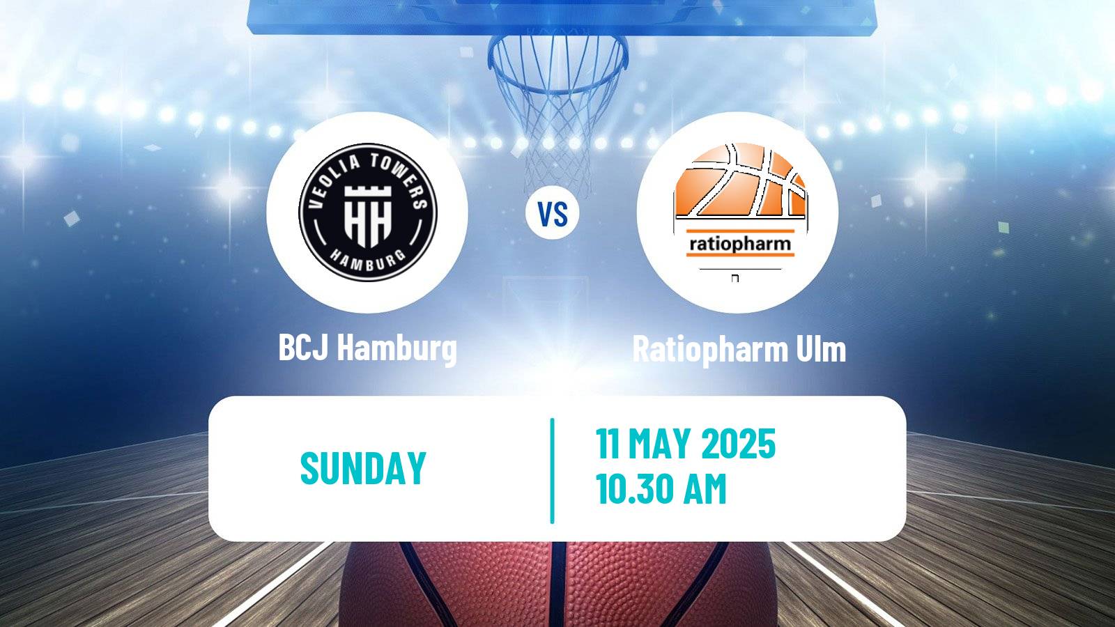 Basketball German BBL BCJ Hamburg - Ratiopharm Ulm