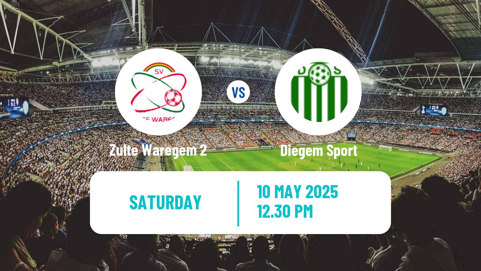 Soccer Belgian Second Amateur Division Group A Zulte Waregem 2 - Diegem Sport