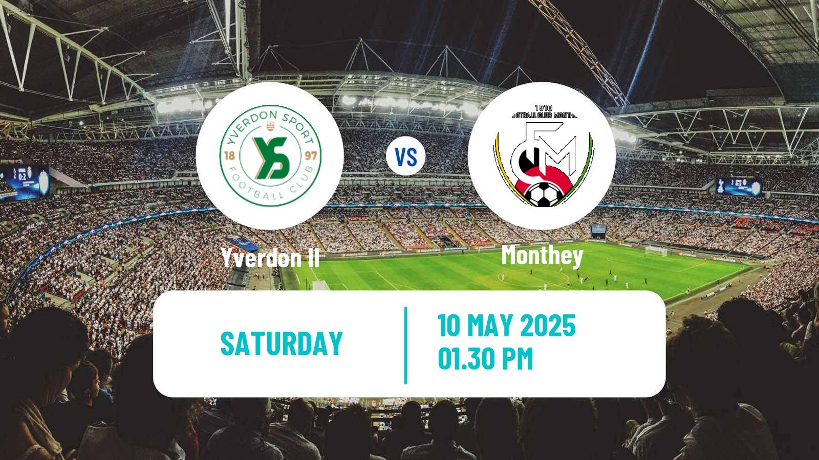 Soccer Swiss 1 Liga Classic Group 1 Yverdon II - Monthey