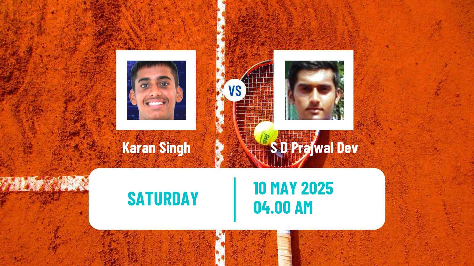 Tennis ITF M15 Tehran Men Karan Singh - S D Prajwal Dev