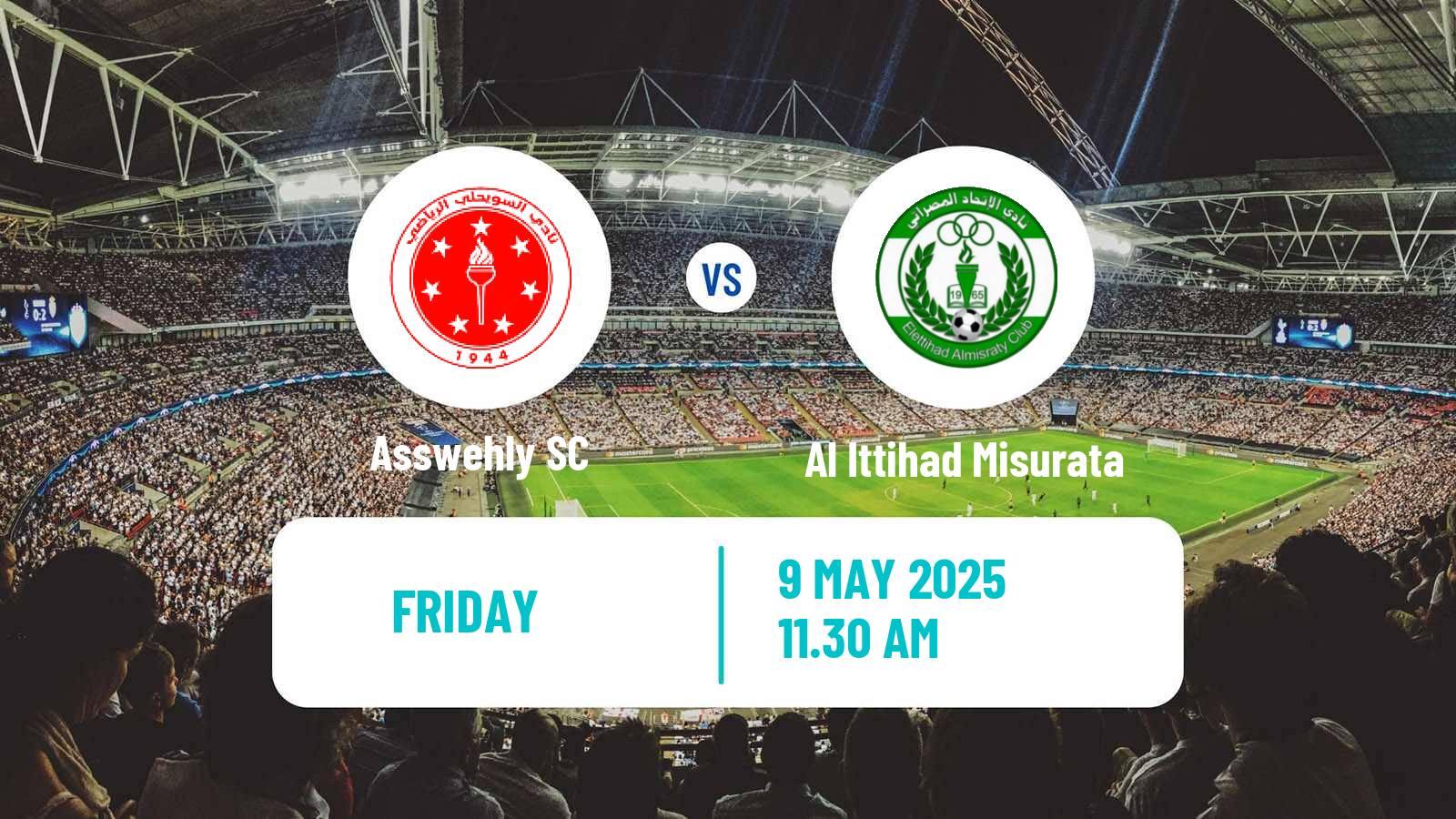 Soccer Libyan Premier League Asswehly - Al Ittihad Misurata