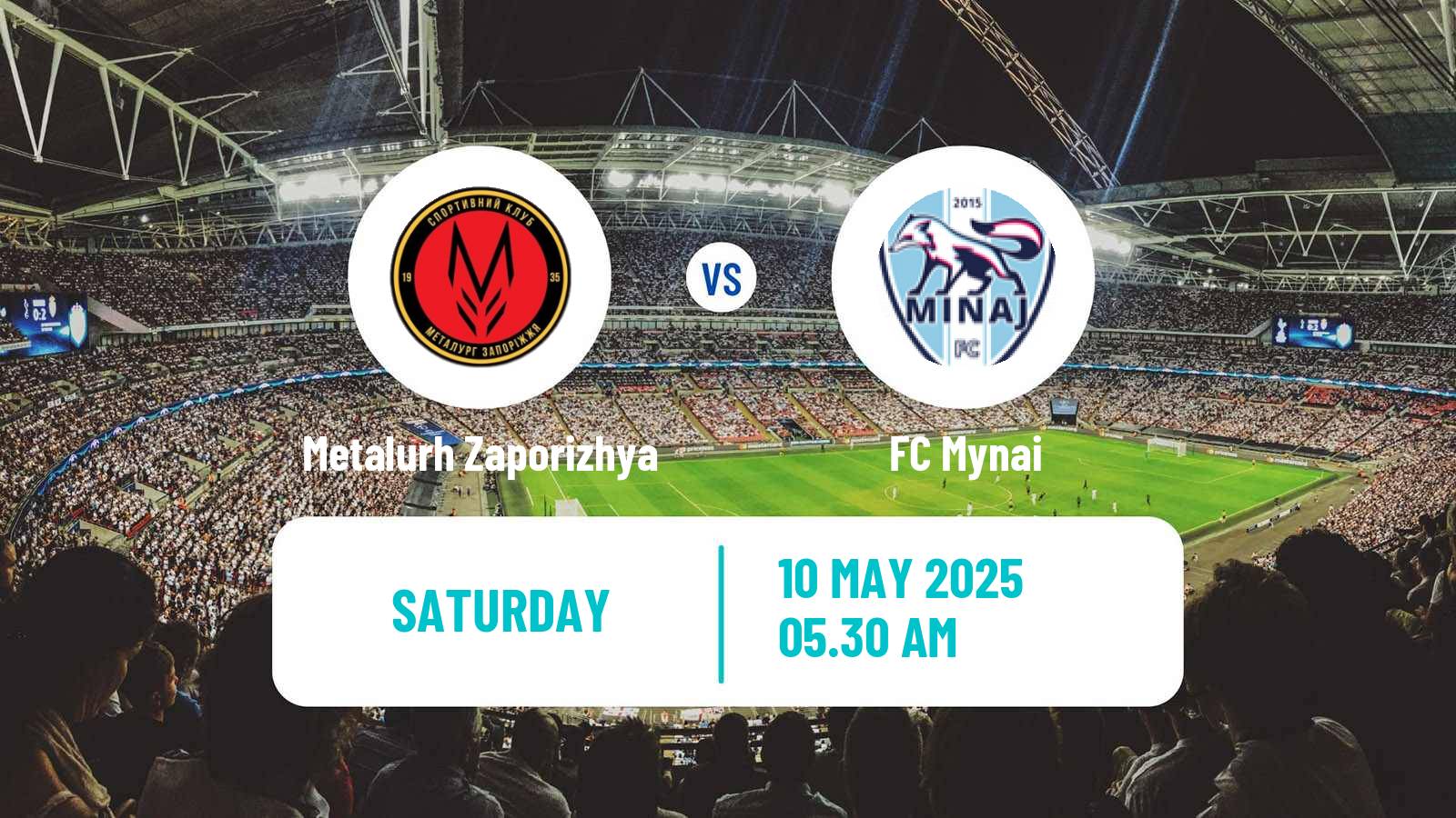 Soccer Ukrainian Persha Liga Metalurh Zaporizhya - Mynai