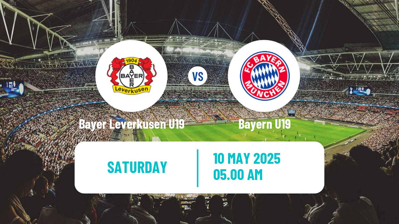 Soccer German DFB Youth League Bayer Leverkusen U19 - Bayern U19