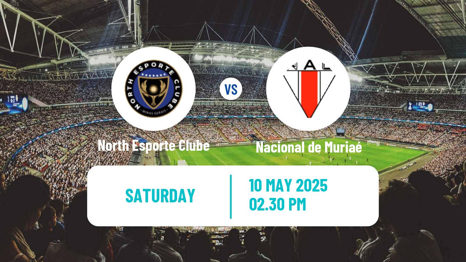 Soccer Brazilian Campeonato Mineiro 2 North Esporte Clube - Nacional de Muriaé