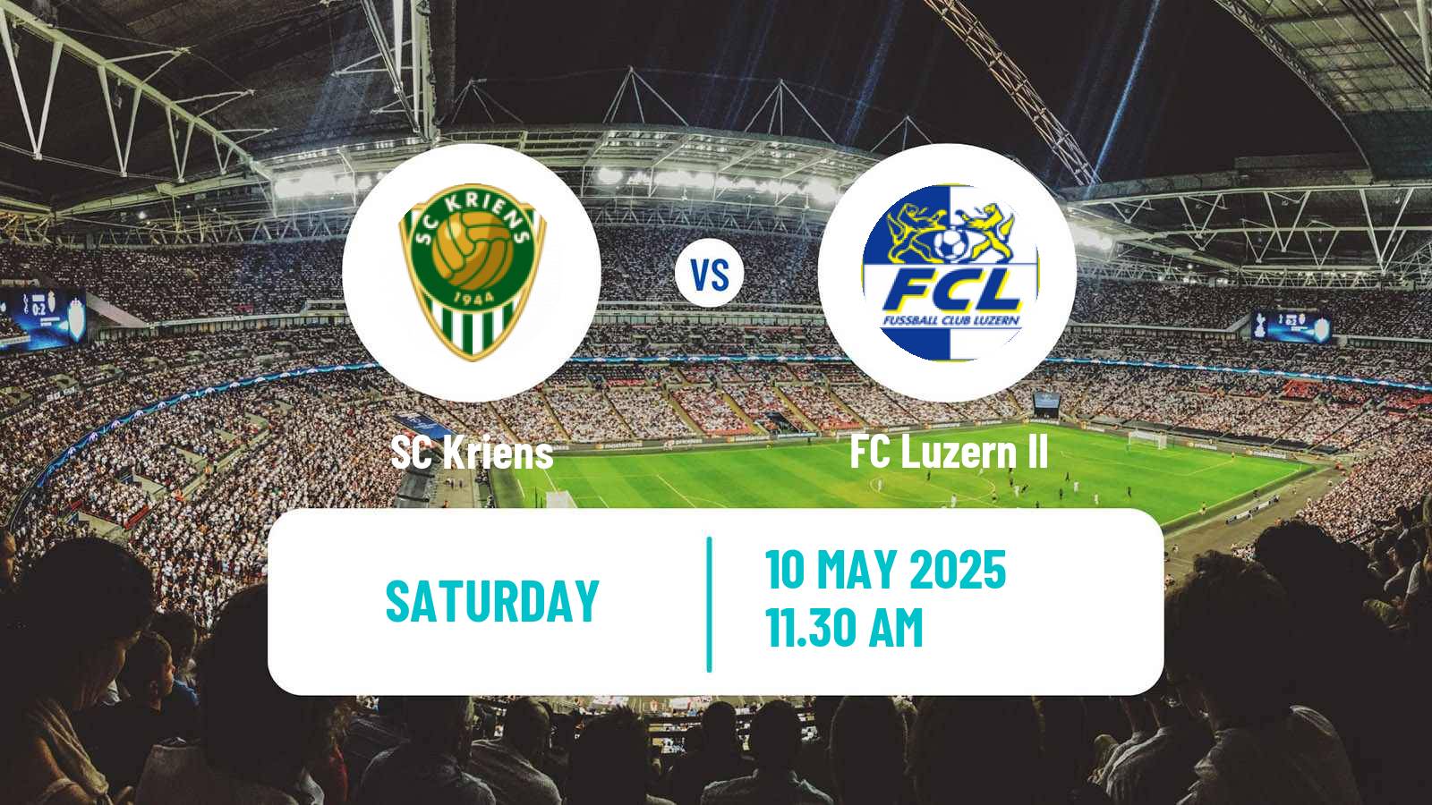 Soccer Swiss Promotion League Kriens - Luzern II