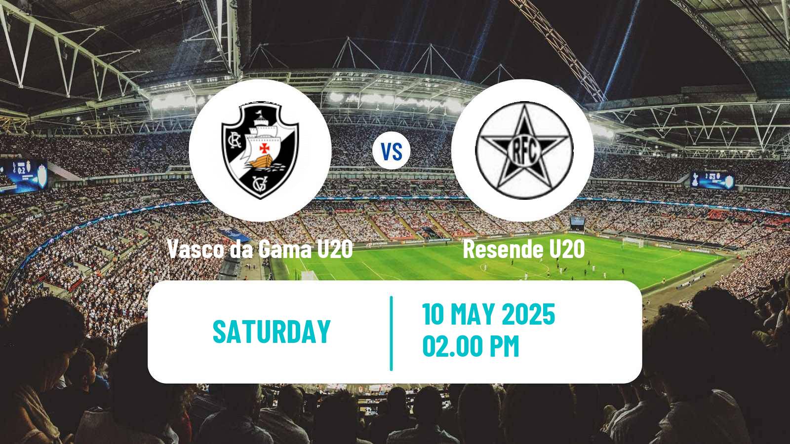Soccer Brazilian Copa Rio U20 Vasco da Gama U20 - Resende U20