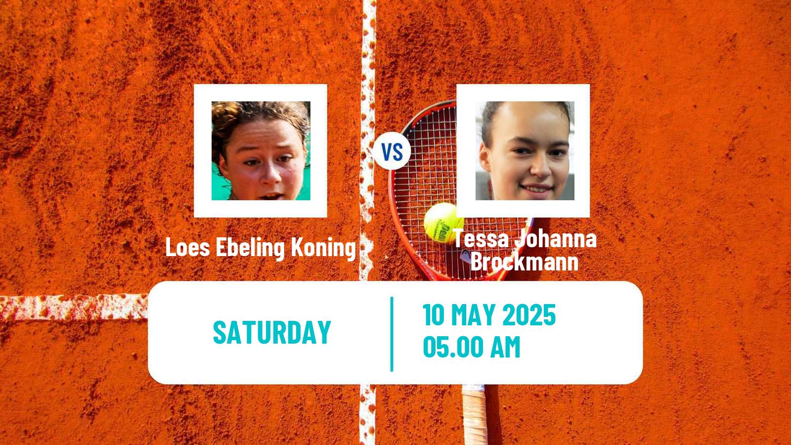 Tennis ITF W15 Kalmar Women Loes Ebeling Koning - Tessa Johanna Brockmann
