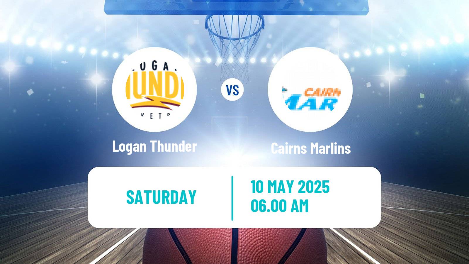 Basketball Australian NBL1 North Logan Thunder - Cairns Marlins
