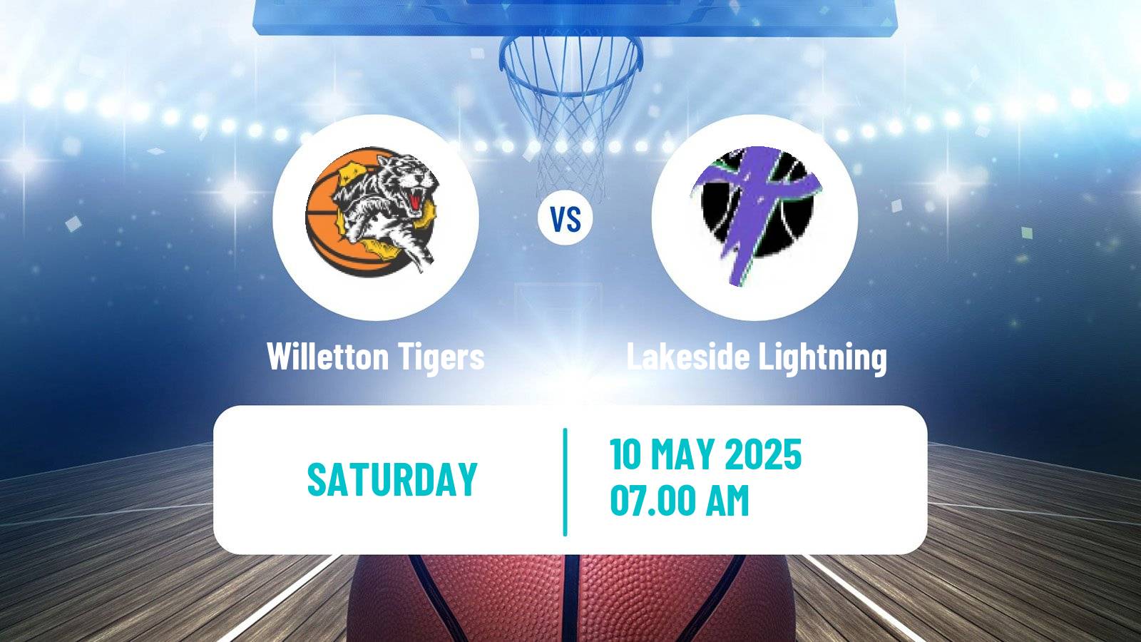 Basketball Australian NBL1 West Willetton Tigers - Lakeside Lightning