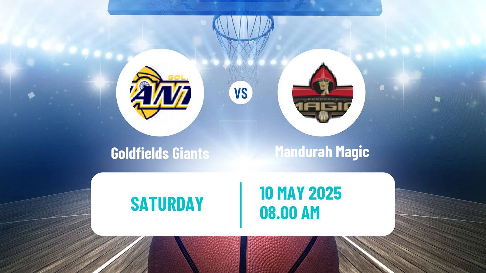 Basketball Australian NBL1 West Goldfields Giants - Mandurah Magic