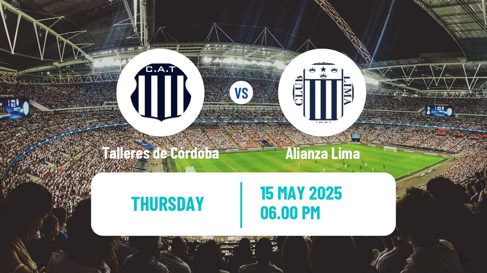 Soccer Copa Libertadores Talleres de Córdoba - Alianza Lima
