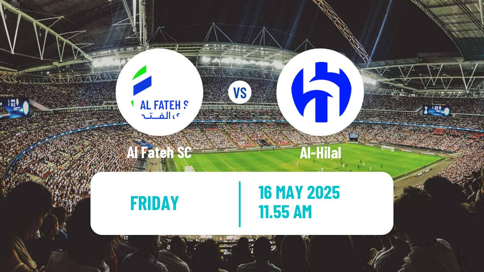 Soccer Saudi Professional League Al Fateh - Al-Hilal