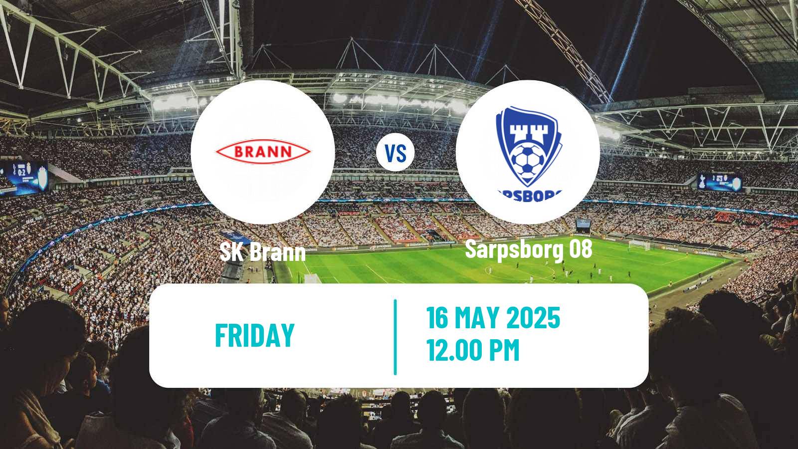 Soccer Norwegian Eliteserien Brann - Sarpsborg 08