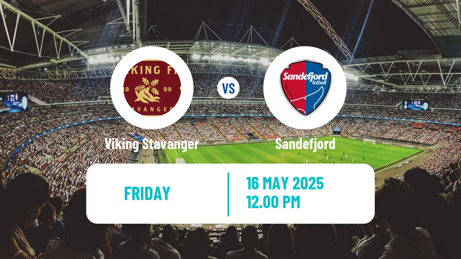 Soccer Norwegian Eliteserien Viking Stavanger - Sandefjord