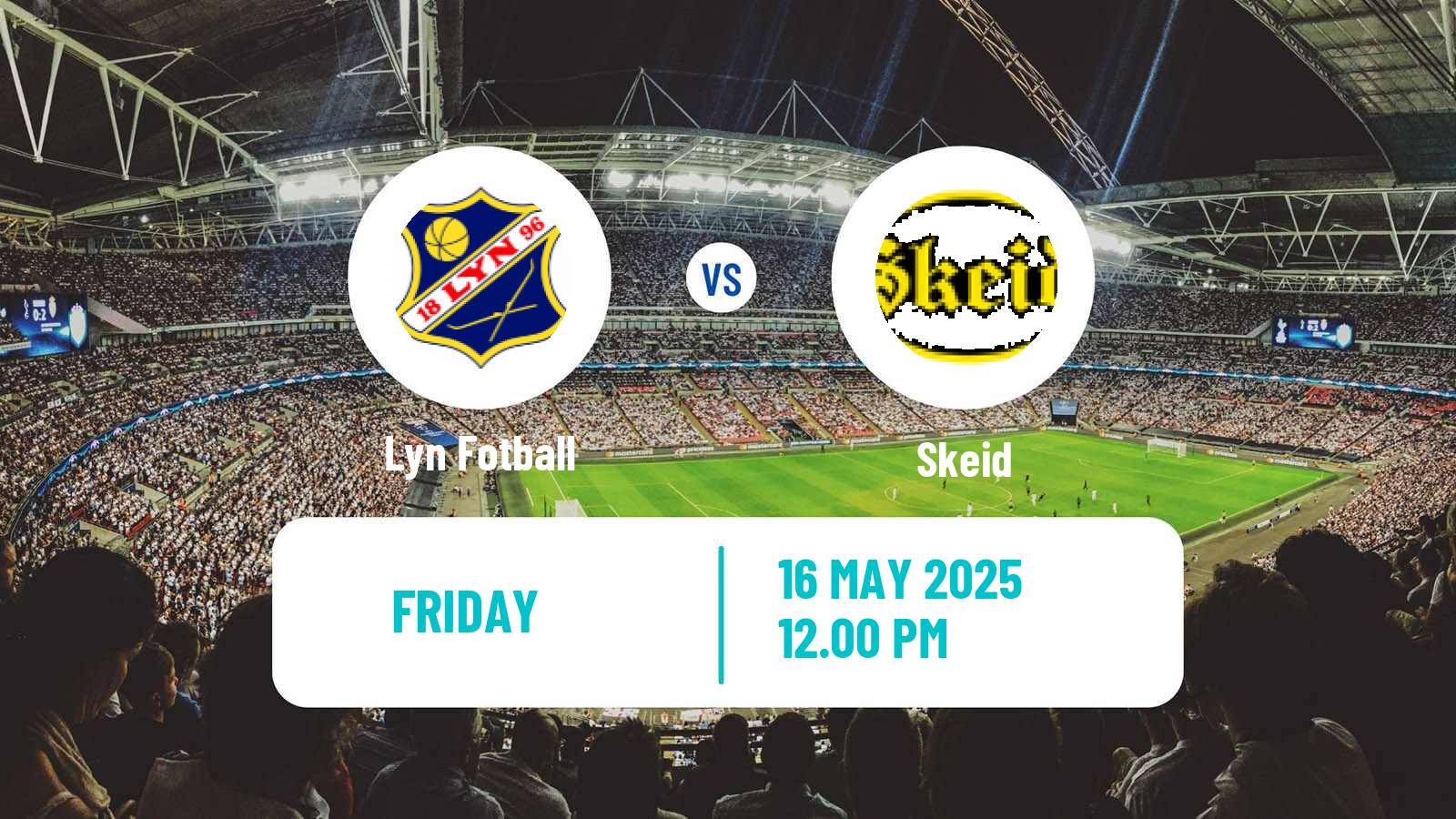 Soccer Norwegian Adeccoligaen Lyn - Skeid