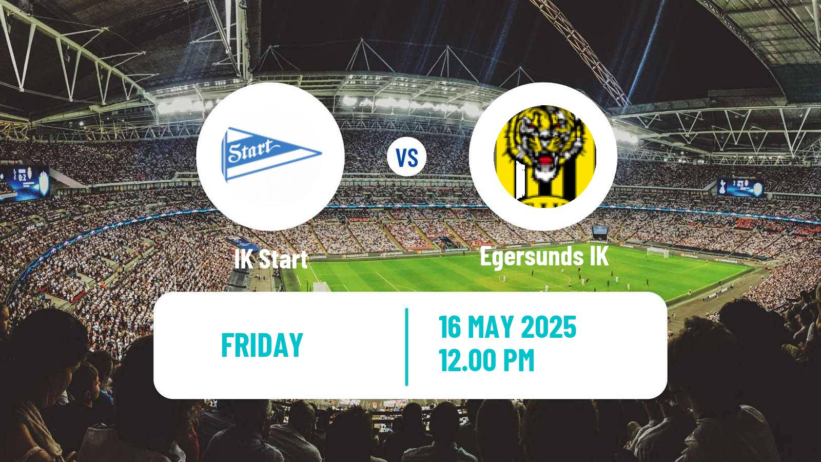 Soccer Norwegian Adeccoligaen Start - Egersund