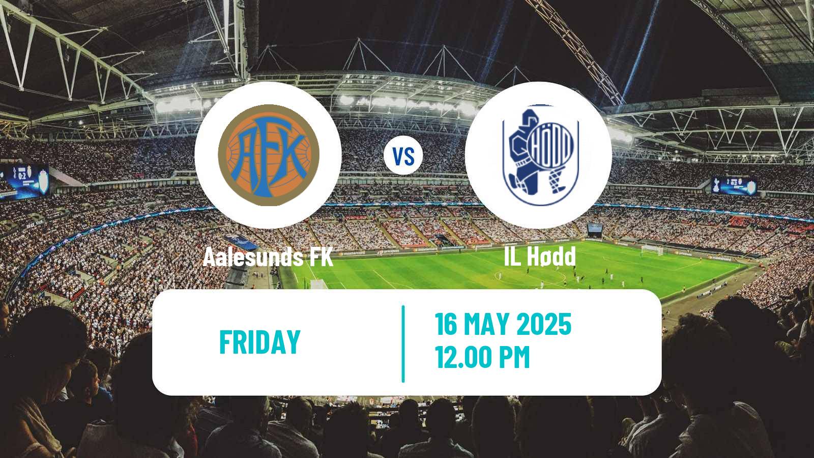 Soccer Norwegian Adeccoligaen Aalesunds - Hødd