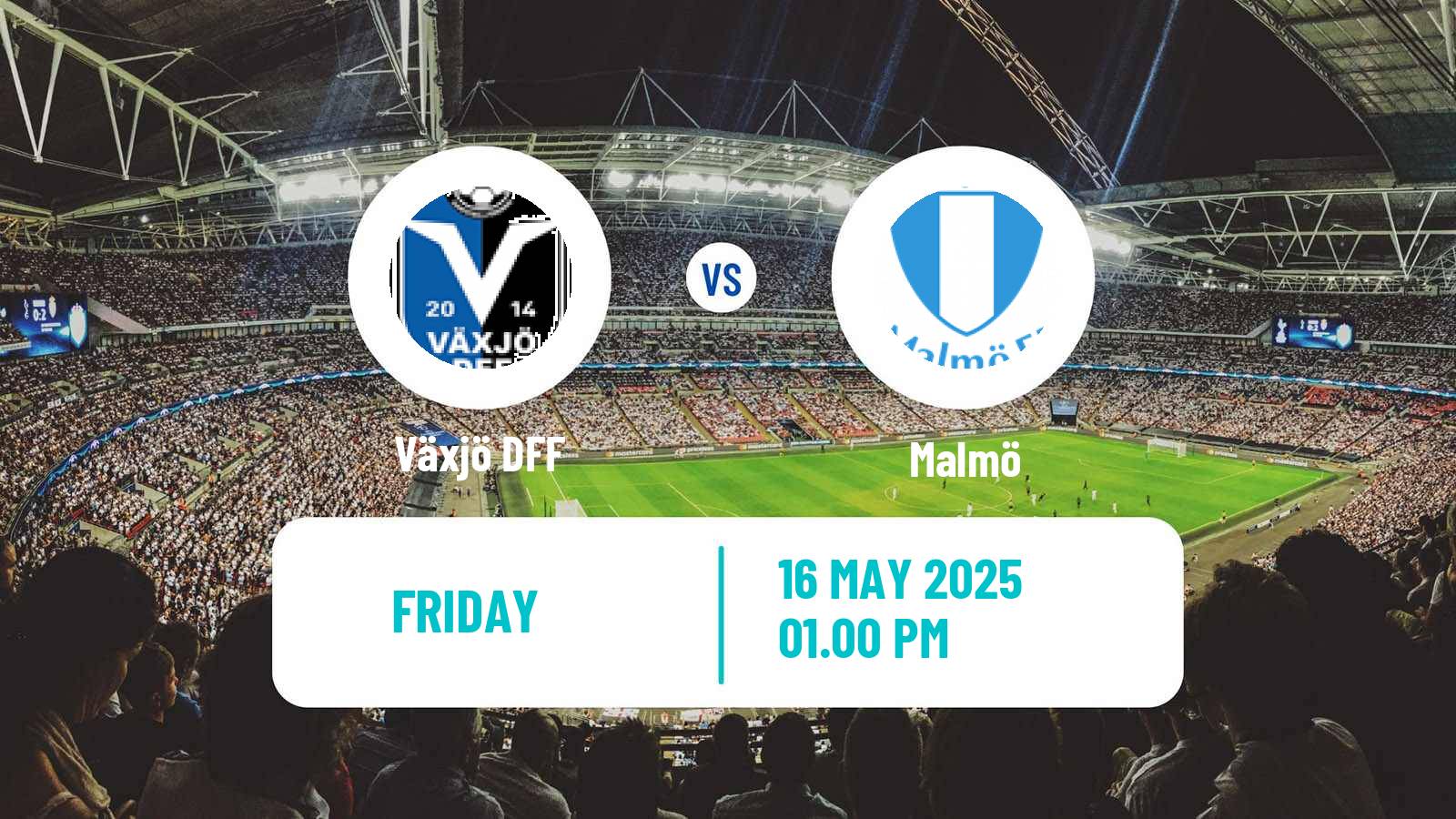 Soccer Swedish Allsvenskan Women Växjö DFF - Malmö