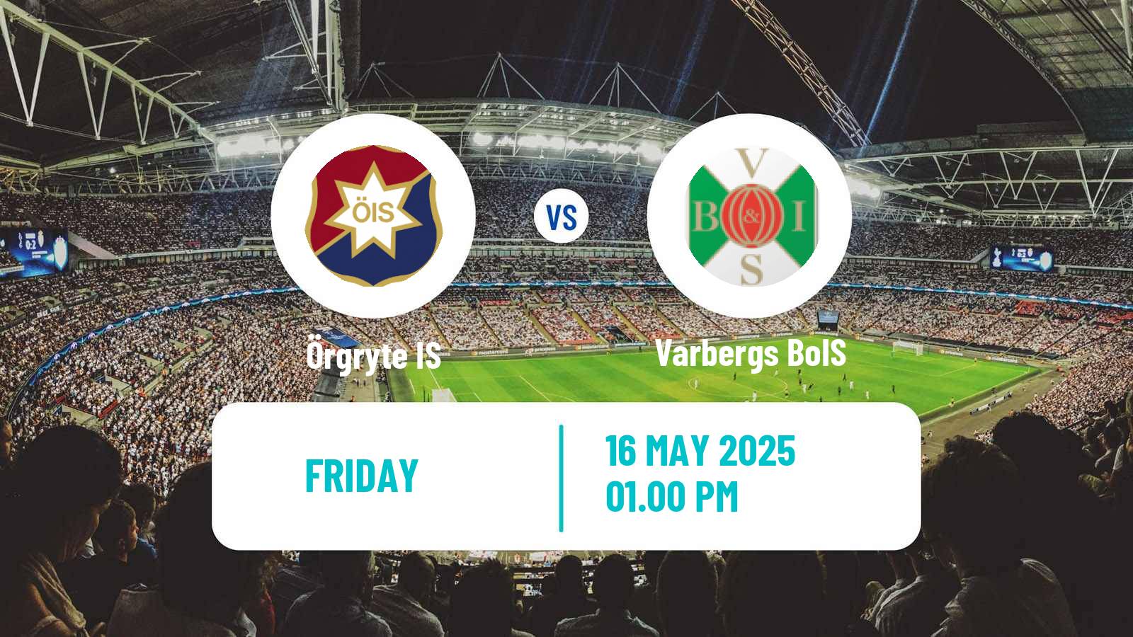 Soccer Swedish Superettan Örgryte - Varbergs BoIS