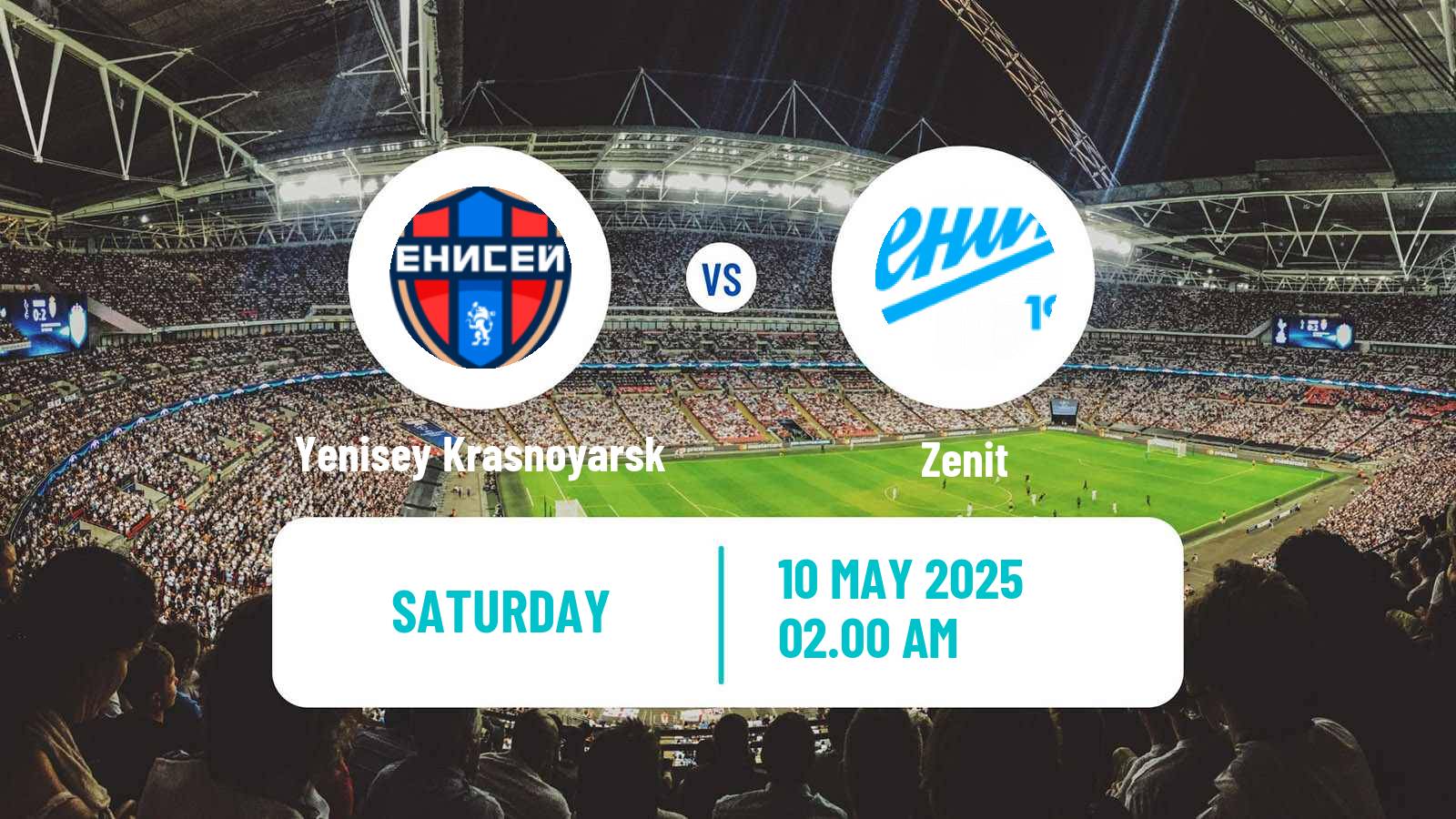 Soccer Russian Supreme Division Women Yenisey Krasnoyarsk - Zenit