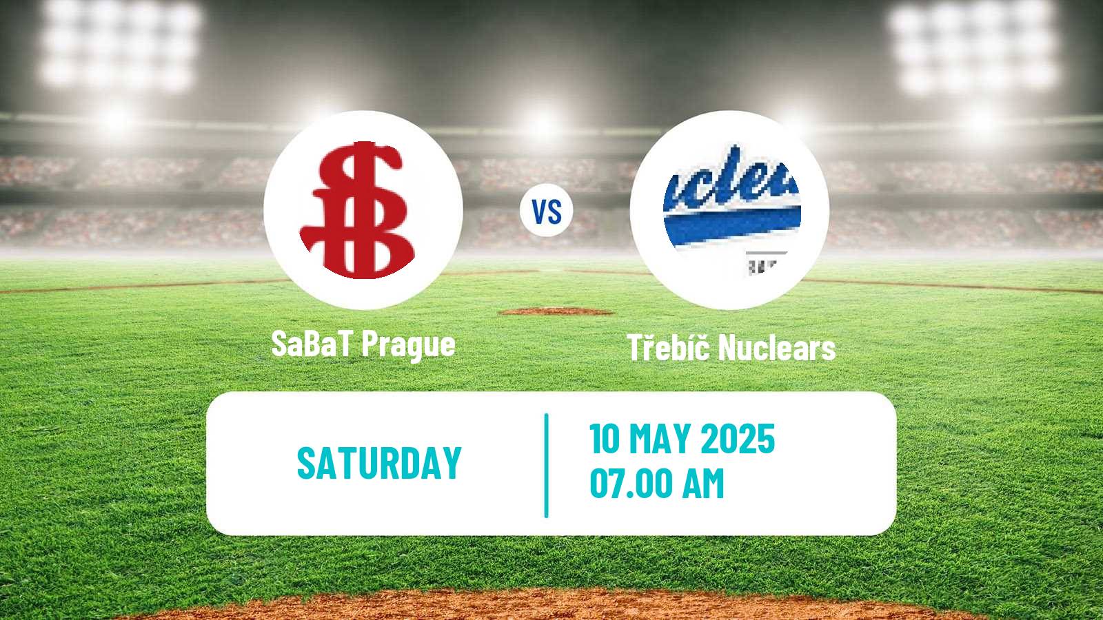 Baseball Czech Extraliga Baseball SaBaT Prague - Třebíč Nuclears