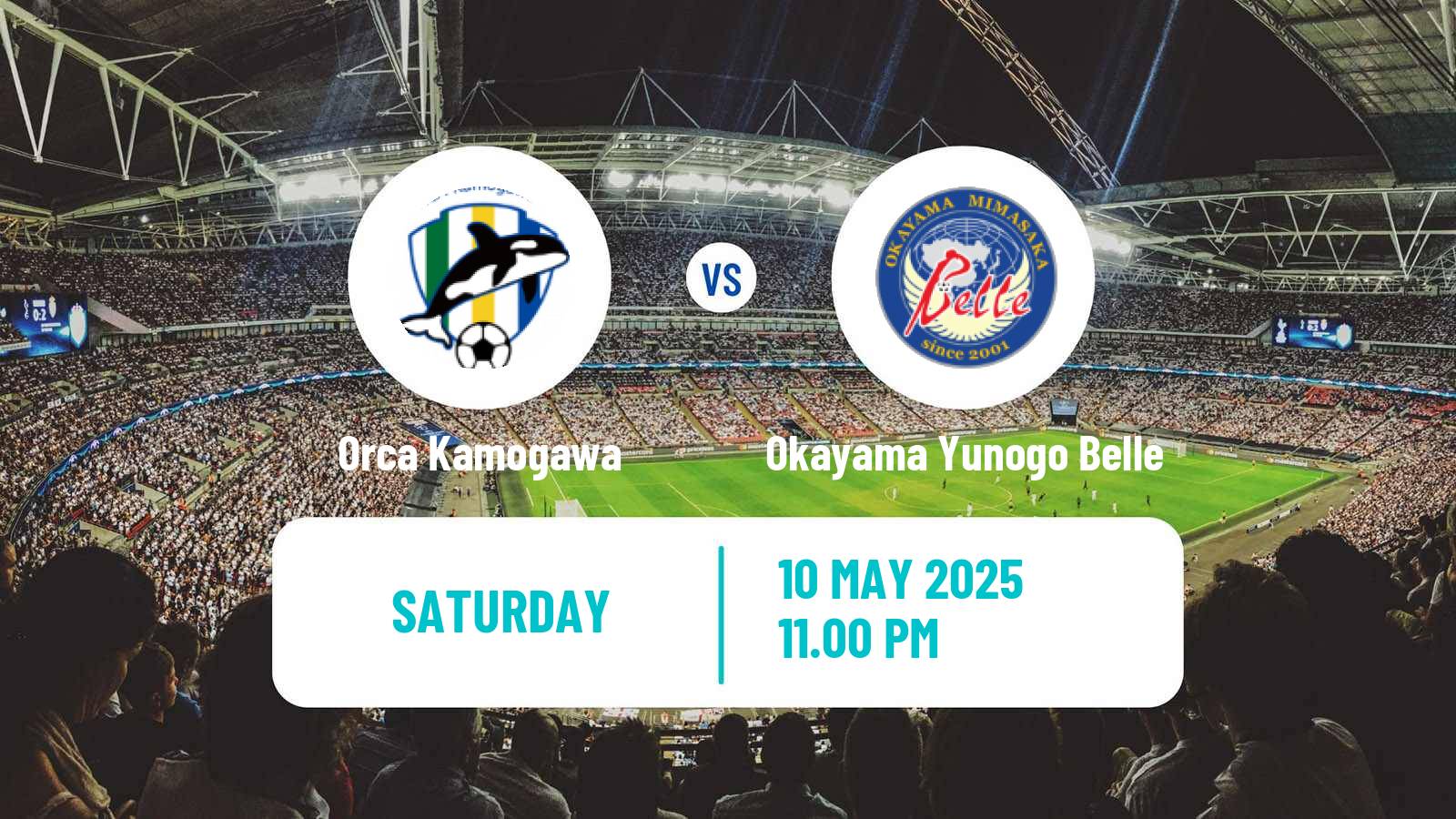 Soccer Japan Nadeshiko League Women Orca Kamogawa - Okayama Yunogo Belle