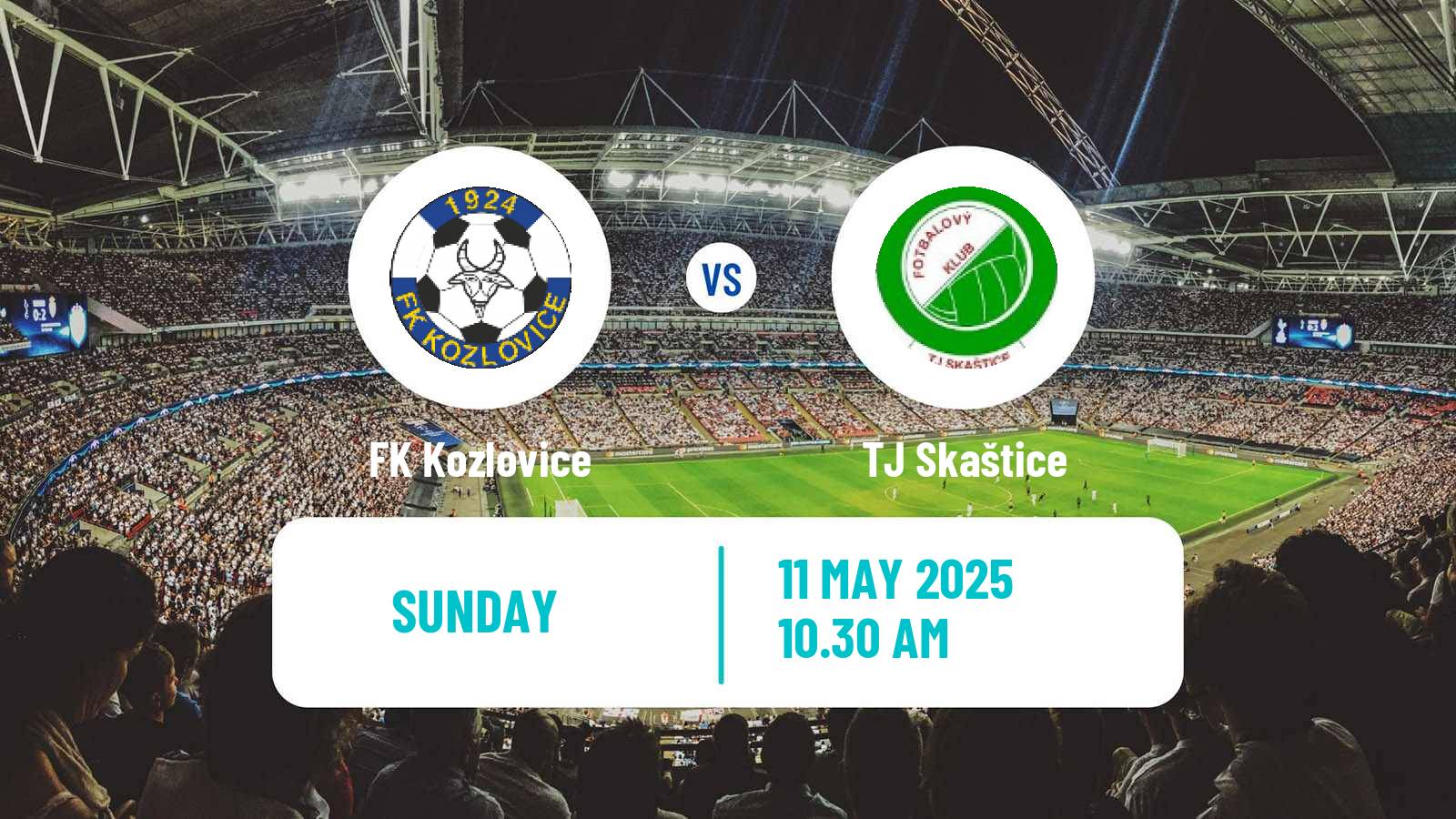 Soccer Czech Division E Kozlovice - Skaštice