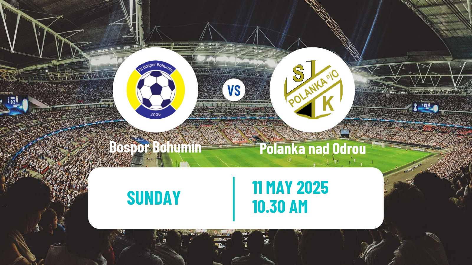 Soccer Czech Division F Bospor Bohumín - Polanka nad Odrou