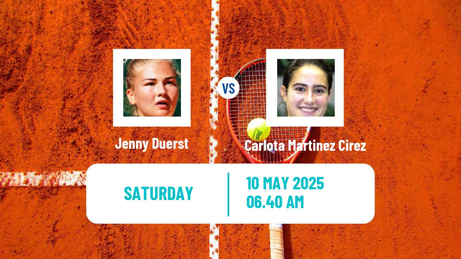 Tennis ITF W35 Platja D Aro Women Jenny Duerst - Carlota Martinez Cirez