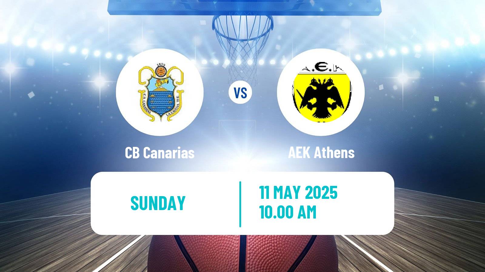 Basketball Champions League Basketball Canarias - AEK Athens